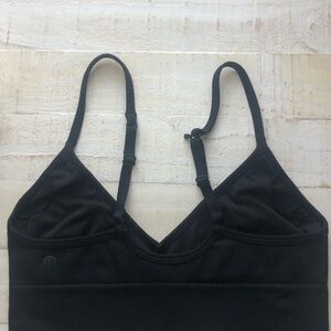 Lululemon Bra top black size 4